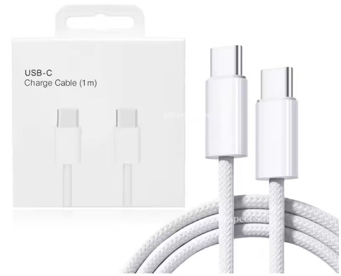 iPhone Type C to USB C Data Cable With Box - 3 ft