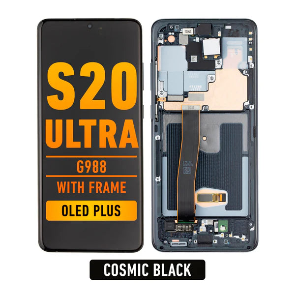 Samsung Galaxy S20 Ultra Screen Replacement With Frame AM