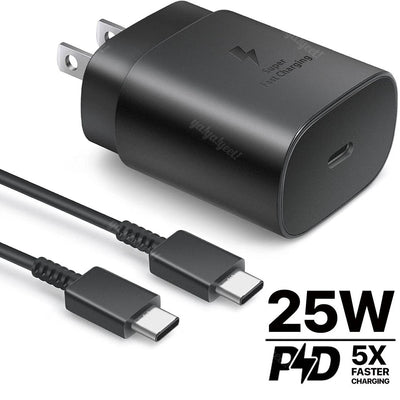 Samsung Charger with adapter 25W - Black