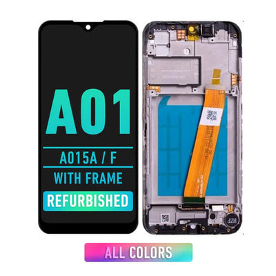 Galaxy A01 LCD Screen Replacement With Frame