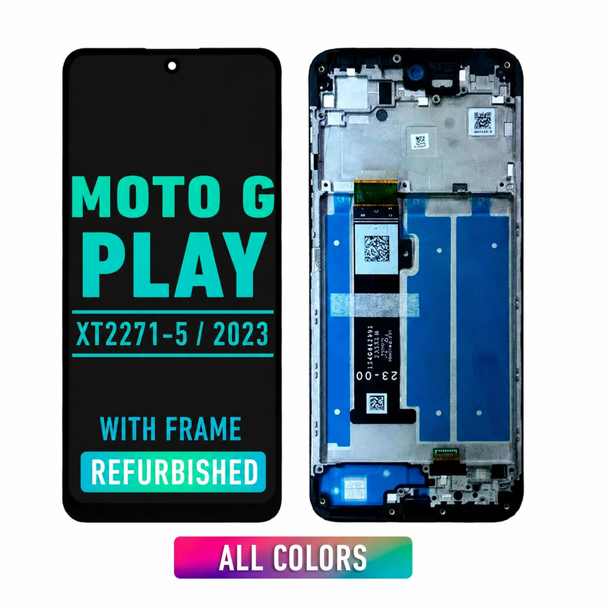 Moto G Play 5G Screen Replacement with Frame (XT2271 / 2023) (Premium)