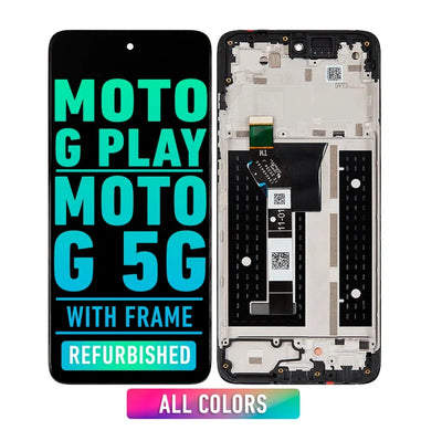 Moto G Play 5G Screen Replacement with Frame (XT2615 / 2026) (Premium)
