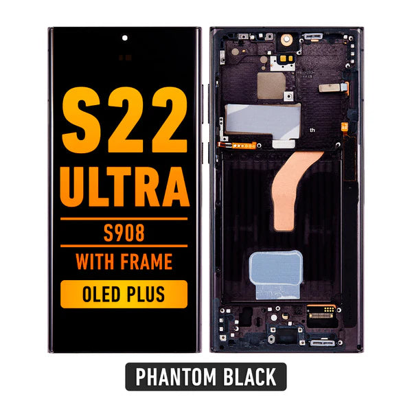 Galaxy S22 Ultra AM OLED Screen Replacement With Frame