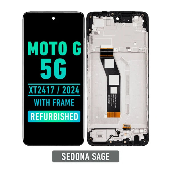 Moto G 5G Screen Replacement with Frame (XT2417 / 2024) (Premium)