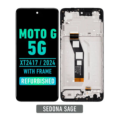 Moto G 5G Screen Replacement with Frame (XT2417 / 2024) (Premium)