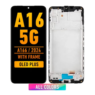 Premium OLED for Galaxy A16 5G A166 Screen Replacement With Frame