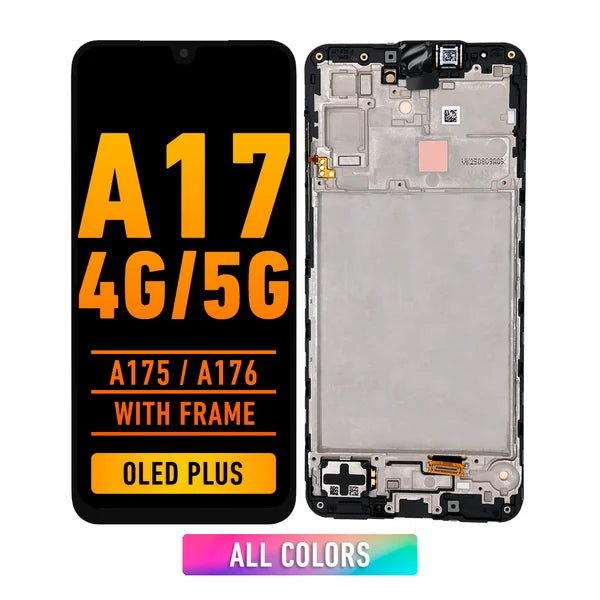 Premium OLED for Galaxy A17 (A175-A176) Screen Replacement With Frame