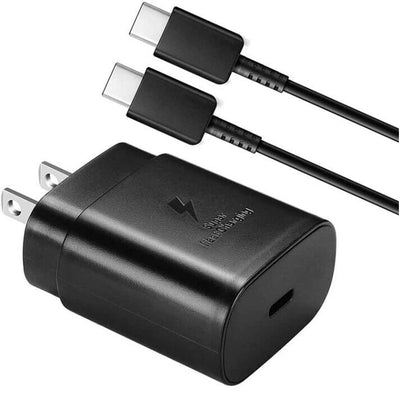Samsung Charger with adapter 25W - Black