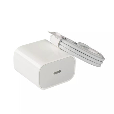 iPhone Type C Charger with adapter 25W - White