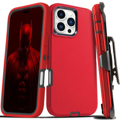 iPhone Shockproof Heavy Duty Defender Case Cover with Belt Clip