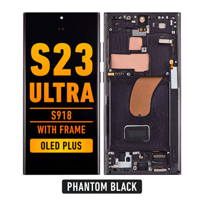 Galaxy S23 Ultra AM OLED Screen Replacement With Frame